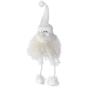 MIKOŁAJ ZAWIESZKA Z WŁÓCZKI 35 CM OZDOBA ŚWIĄTECZNA