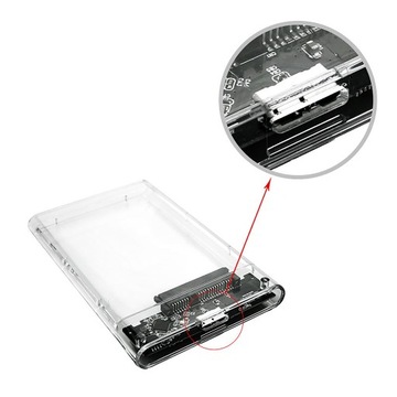 КАРМАННЫЙ КОРПУС ДЛЯ ЖЕСТКОГО НАКОПИТЕЛЯ SATA 2.5 КОРПУС USB 3.2 ПЕРЕДАЧА ДО 5 Гбит/с