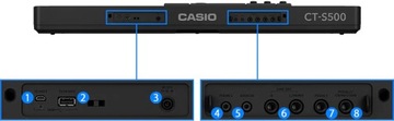 Casio CT-S500 Клавиатура СИНТЕЗАТОР + ПОДСТАВКА