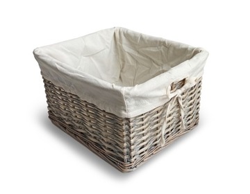Koszyk wiklinowy kosz organizer 32x26x19 cm 13l