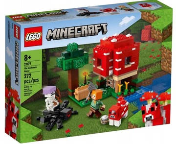LEGO MINECRAFT 21179 Dom w grzybie Alex