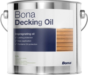 BONA DECKING OIL TEAK 2,5L OLEJ DO TARASÓW