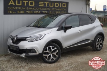 Renault Captur I Crossover Facelifting 0.9 Energy TCe 90KM 2018 Renault Captur Duza NawigacjaLed Pure VisionPol SkoraParktronicTempomatBog