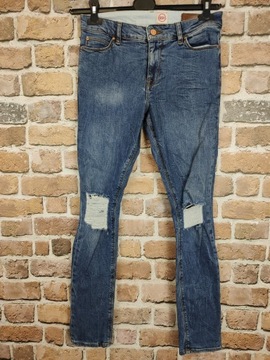 ASOS Fajne Jeansowe SPODNIE RURKI rozm. W29 L30