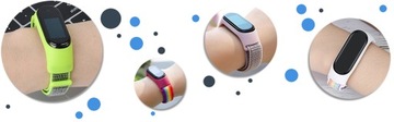 РЕМЕНЬ СО СТЕКЛОМ для XIAOMI MI BAND 4 - ЦВЕТА