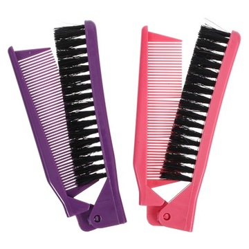 GRUBBER BRUSH КАРМАННАЯ РАСЧЕСКА ДЛЯ ВОЛОС С ШИРОКИМИ ЗУБАМИ, ФРАНЦУЗСКИЙ