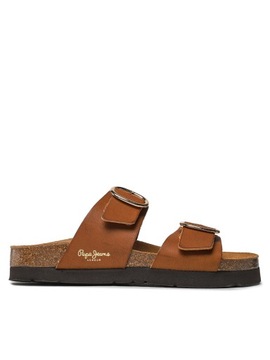 PEPE JEANS Klapki Oban California Suede PLS90607 T