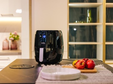 FRYTKOWNICA BEZTŁUSZCZOWA FRYTOWNICA AIR FRYER DUŻA PROGRAMÓW