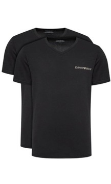 EMPORIO ARMANI 2-PACK Koszulka męska czarna r M