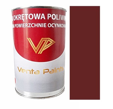 Farba Okrętowa Na Ocynk Dach Blachę RAL 3009 1L