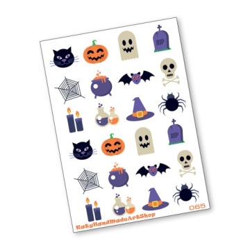 NAKLEJKI HALLOWEEN DLA DZIECI 7,5X10,5 N65