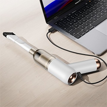 Ручной автомобильный пылесос, мощный, беспроводной, без мешка, 37 Вт, с фильтром