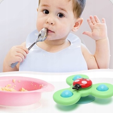 Развивающая игрушка для малышей SENSORY Spiner, набор из 3 погремушек