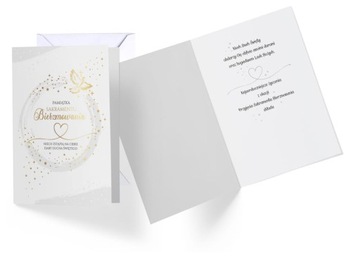 KARNET BIERZMOWANIE KARTKA PAMIĄTKA BIERZOWANIA PR-240