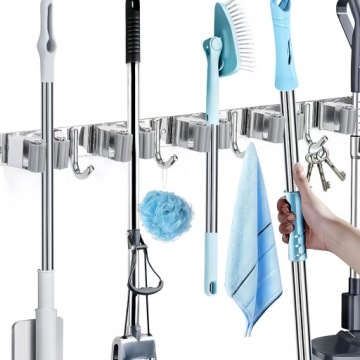 ВЕШАЛКА ДЛЯ САДОВОГО ИНСТРУМЕНТА, МЕТЛ, ГРАБЛЕЙ, ЩЕТК, НАСТЕННАЯ