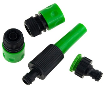 УНИВЕРСАЛЬНЫЙ НАБОР САДОВОГО ПОЛИВАТЕЛЬНОГО ШЛАНГА + 3 БЫСТРОСОЕДИНЕННЫХ АДАПТЕРА