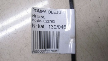 VOLVO V60 LIFT 2.0 POMPA OLEJU 31452517 13-18