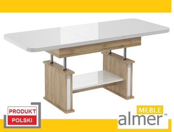 СТОЛ СТОЛ L02 БЛОК БЕЛЫЙ 120(160)x80