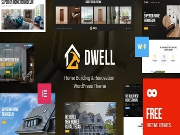 Szablon Dwell Home Building Renovation WordPress Theme