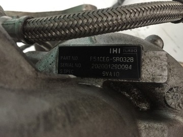 ТУРБИНА F51CEG-SR032B AUDI VW PORSCHE MACAN 2.0 TFSI