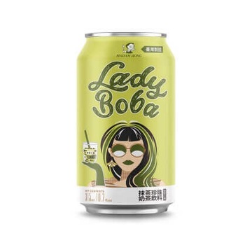 Lady Boba Mleczna Herbata Matcha Latte 315ml