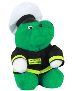 Талисман-крокодил Инспектор дорожного транспорта ITD Безопасно на дороге!
