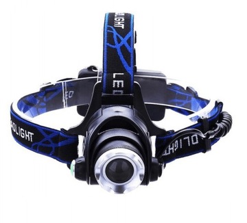 Latarka czołowa led zoom cree xml t6 czołówka