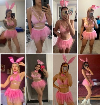 ЖЕНСКИЙ КОСТЮМ ЗАЙЧИКА, РОЗОВЫЙ M