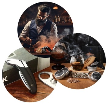 НАБОР ДЛЯ КУРИЛЬЩИКА ВИСКИ ДЕРЕВЯННЫЙ ПОДАРОК ​​НА ДЕНЬ ПАПА ОТЦА