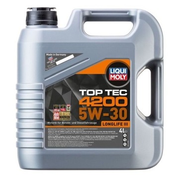 OLEJ LIQUI MOLY 5W30 4L TOP TEC 4200 C2/