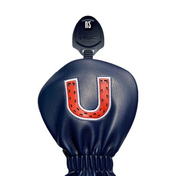 Чехол на голову клюшки для гольфа из искусственной кожи, устойчивый к царапинам, с