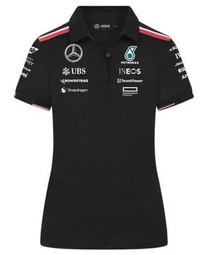 Koszulka polo damska Mercedes AMG Petronas F1 Team 2024 r.XL