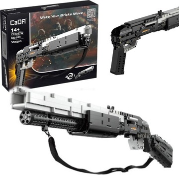 CADA KLOCKI BROŃ KARABIN SHOTGUN 2W1 880 EL. STRZELAJĄCY + 5 NABOI