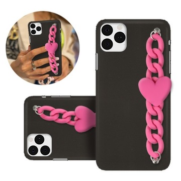 ETUI BLINK Mat Czarne do IPHONE 11 PRO Malinowe