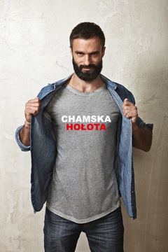 ФУТБОЛКА ANTI PIS CHAMSKA RABBIT PROTEST KACZKA M