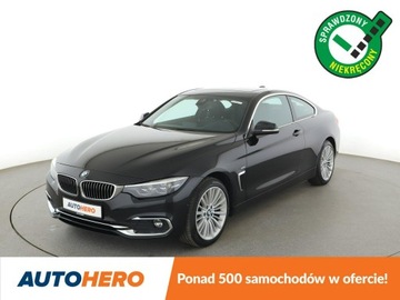 BMW Seria 4 F32-33-36 Coupe Facelifting 420d 190KM 2018 BMW 420 2.0d Automat xDrive Luxury Line Navi