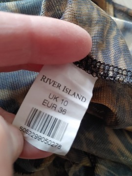 River Island bluzka koszulka narzutka nietoperz 38