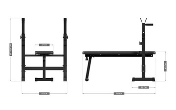 Скамья для тренировок дома Atler Gorilla 70 3в1
