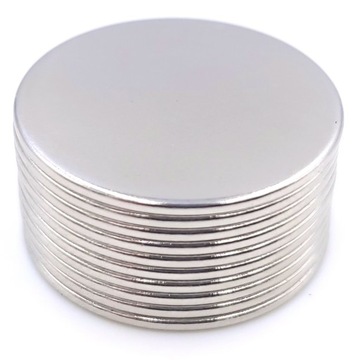 MAGNES NEODYMOWY WALCOWY 20x1 mm MOCNY, okrągły, krążek, HUNTER