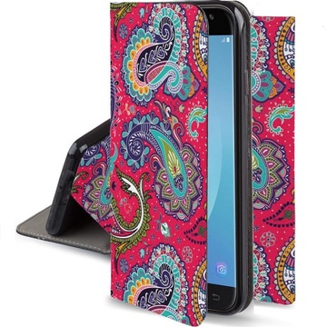 Etui Z Klapką do SAMSUNG GALAXY A12 / M12 Wzory Case + Szkło Hartowane