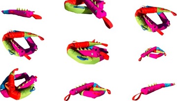 Шланг длиной 4,5 метра для 16 детей.