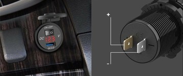 QC3.0 USB-разъем Зарядное устройство для МОТОМОБИЛЯ