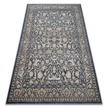 DYWAN WEŁNIANY NAIN 120x170 VINTAGE granat #MO168