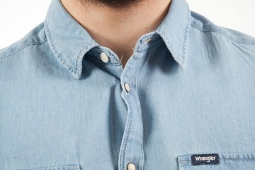 Męskia koszula Wrangler LS DENIM SHIRT M