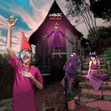 LP Gorillaz: остров Cracker 140G черный винил