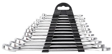 KLUCZE PŁASKO-OCZKOWE 12el 6-22mm ZESTAW KLUCZY