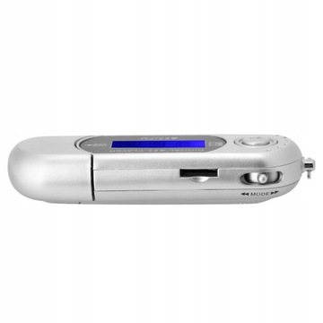 MP3-ПЛЕЕР USB-НАКОПИТЕЛЬ FM-РАДИО СЕРЕБРЯНЫЙ