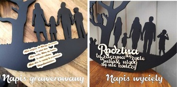 Украшение ДЕРЕВО ЖИЗНИ с мхом СЕМЬЯ 45см 6мм мох мох