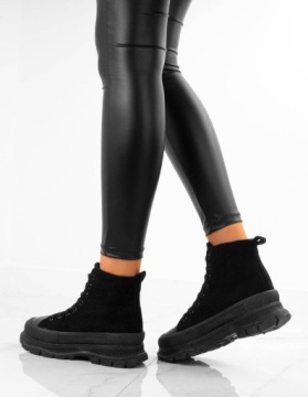 ВЫСОКИЕ КРОССОВКИ С УТЕПЛЕНИЕМ, ЧЕРНЫЕ PALLADI 37