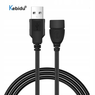 Kebidumei 3 Meters USB 2.0 Extension Cable Data